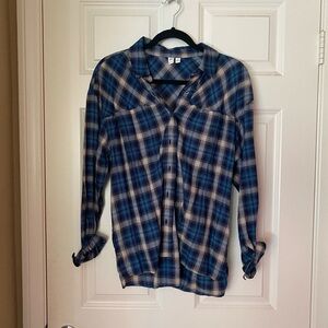 Nordstrom BP Women’s Blue Flannel